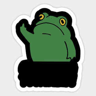 Frog Go Frog Yourself! check out our FAQ Sticker